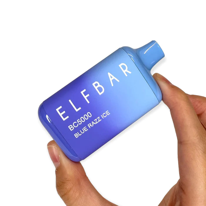 ELF BAR BC5000 5000 Puffs Disposable Vape - 13ML Blue Razz Ice Best Sales Price - Disposables