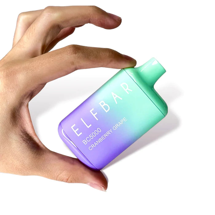 ELF BAR BC5000 5000 Puffs Disposable Vape 13ML Cranberry Grape Best Sales Price - Disposables