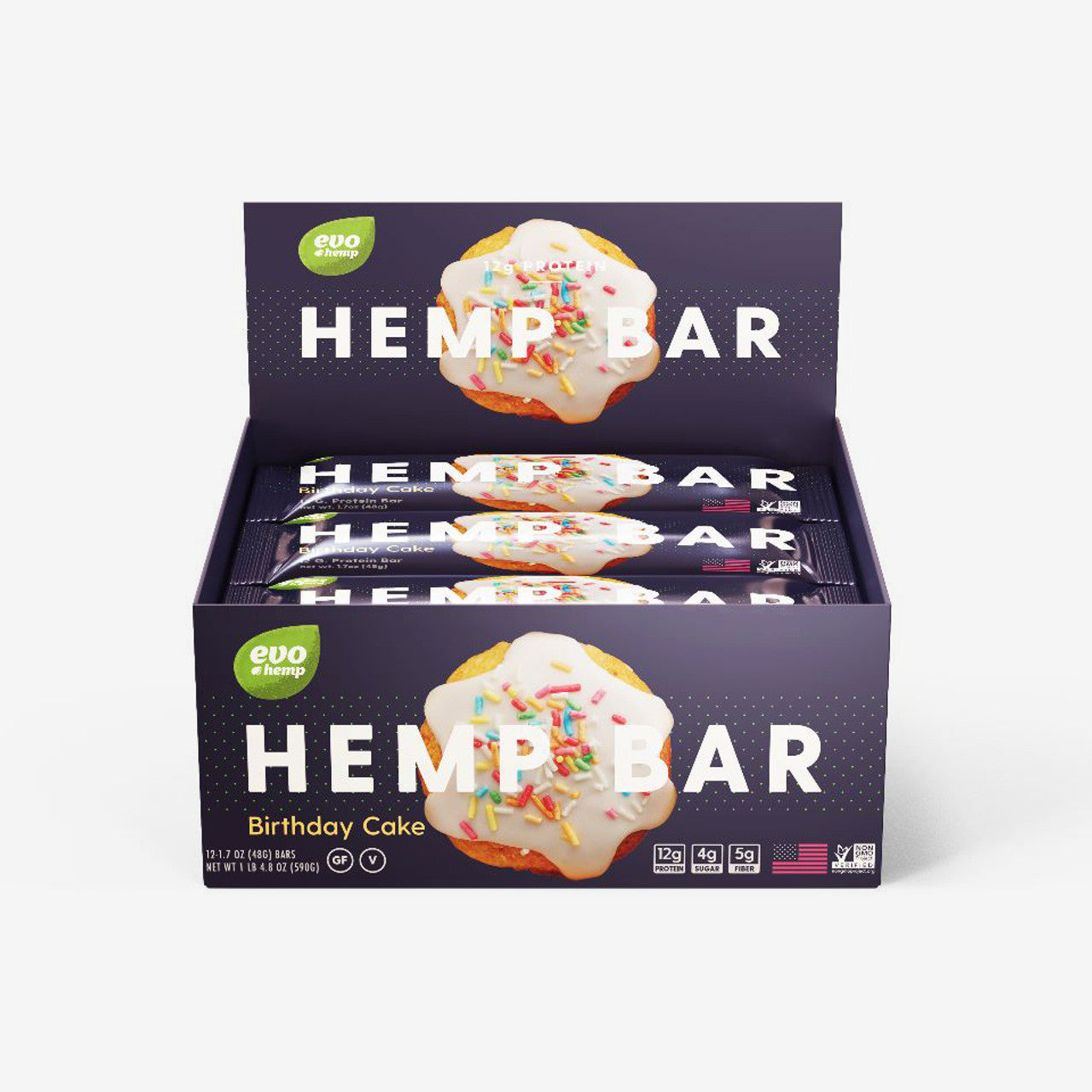 Evo Hemp Birthday Cake Hemp Bars Best Sales Price - Gummies