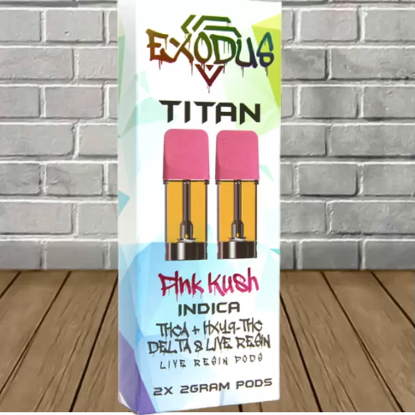 Exodus Live Resin THCa | HXY-9 | D8 Titan Device + 2g Pods Best Sales Price - Vape Cartridges
