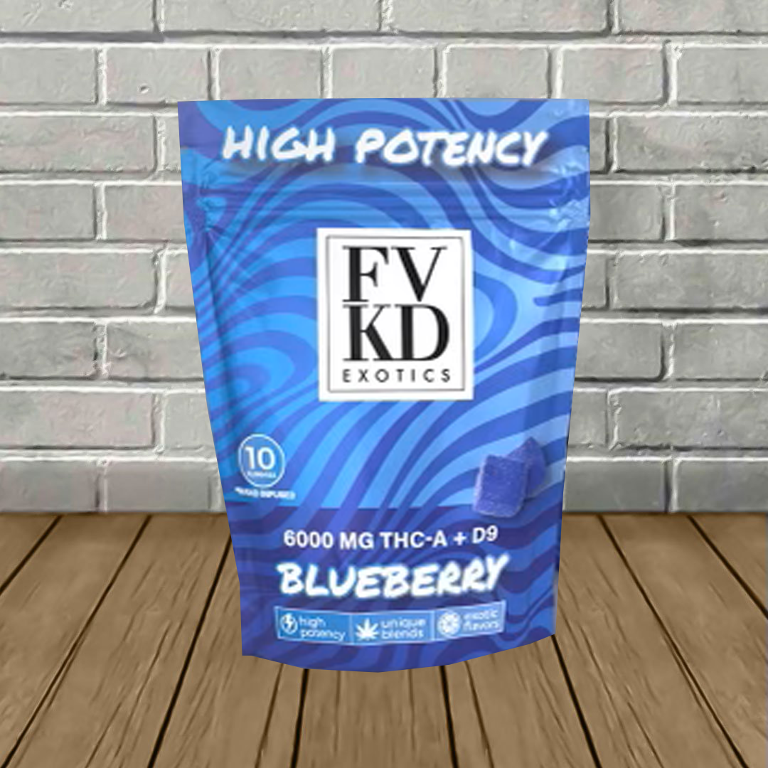 FVKD Exotics High Potency THCa + D9 Gummies 6000mg Best Sales Price - Gummies
