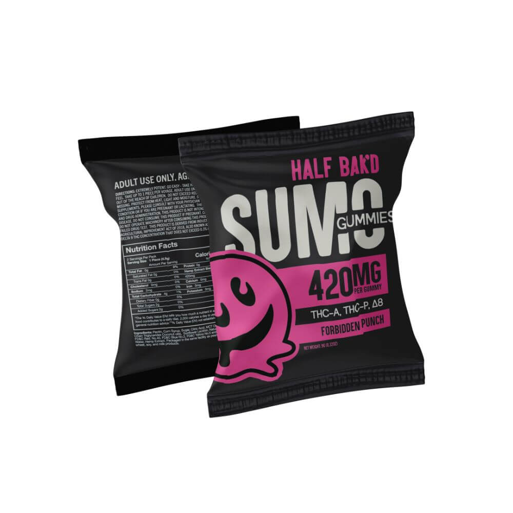 Half Bak'd Forbidden Punch Sumo Gummies Best Sales Price - Gummies