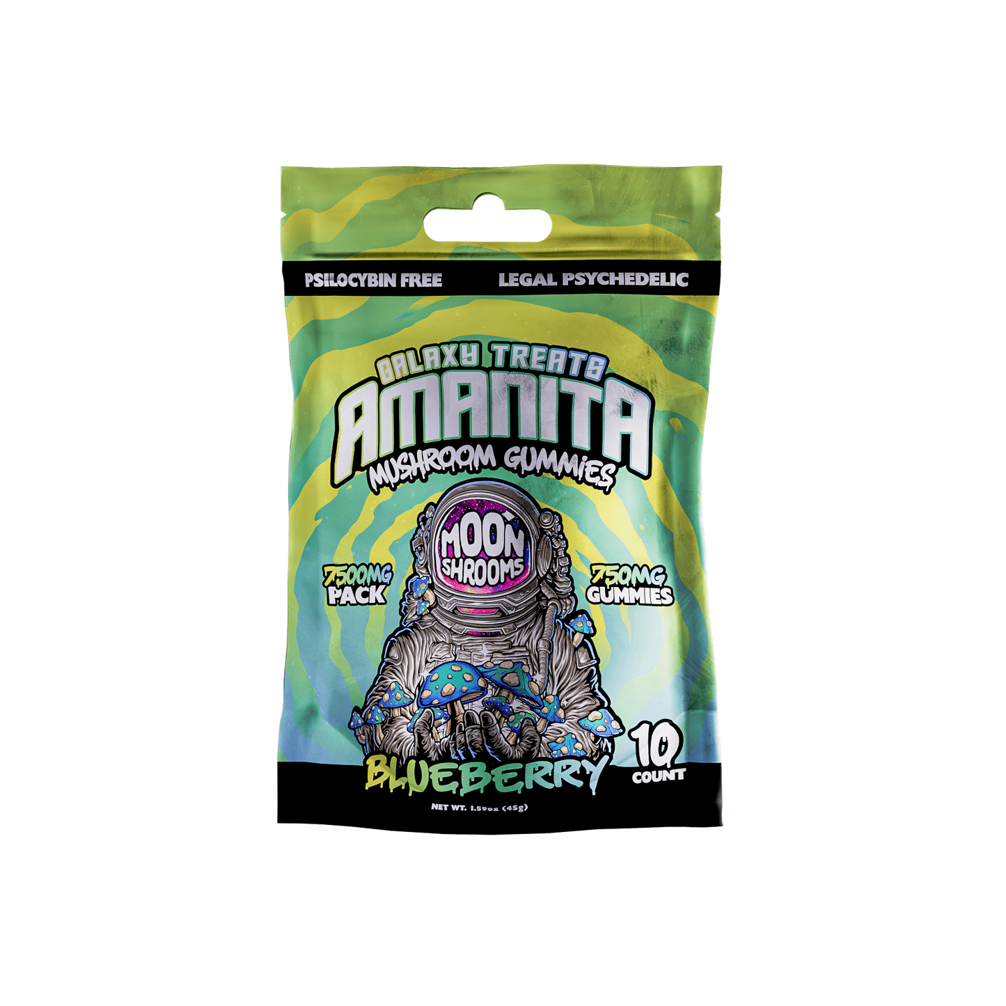 Galaxy Treats Blueberry Amanita Mushroom Gummies Best Sales Price - Gummies