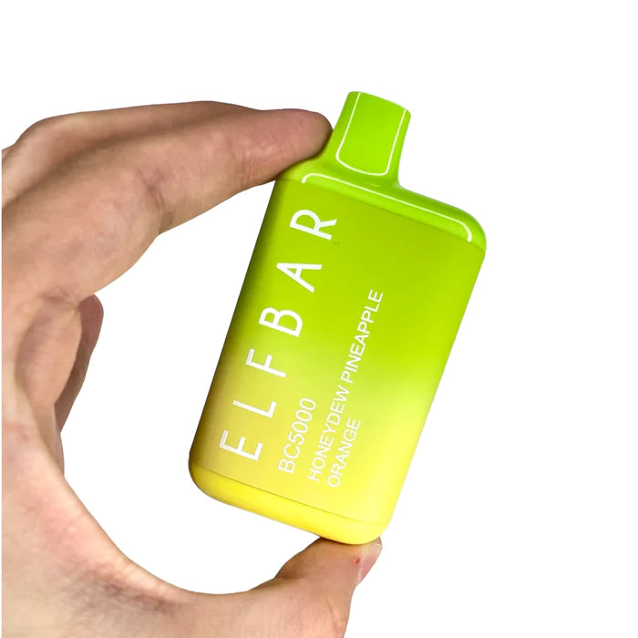 ELF BAR BC5000 5000 Puffs Disposable Vape - 13ML Honeydew Pineapple Orange Best Sales Price - Disposables