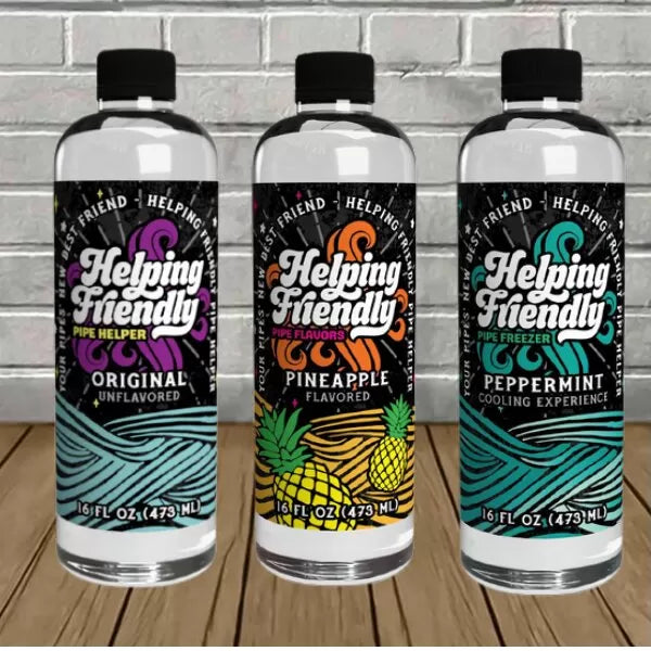 Helping Friendly Hemp Pipe Helper 16oz Best Sales Price - CBD