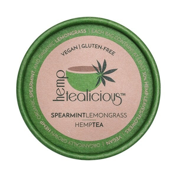 Pure Hemp Tea – Spearmint Lemongrass Flavor Best Sales Price - Edibles