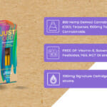 JustCBD - 1000mg CBD Cartridge Northern Lights Best Sales Price - Vape Cartridges