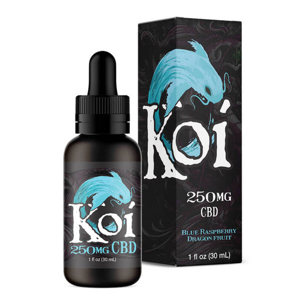 KOI CBD Vape Juice Blue Raspberry Dragon Fruit KOI 250MG 1000MG Best Sales Price - Tincture Oil