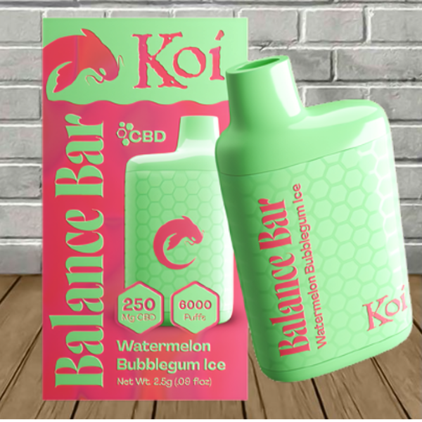 Koi Balance Bar CBD Disposable 250mg 6000 Puff Best Sales Price - Vape Pens