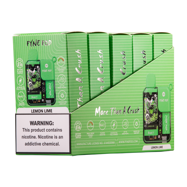 Lemon Lime - Pyne Pod Boost 8500 Best Sales Price - Disposables