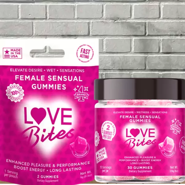 Love Bites Fast Acting Female Sensual Enhancement Gummies TenVape