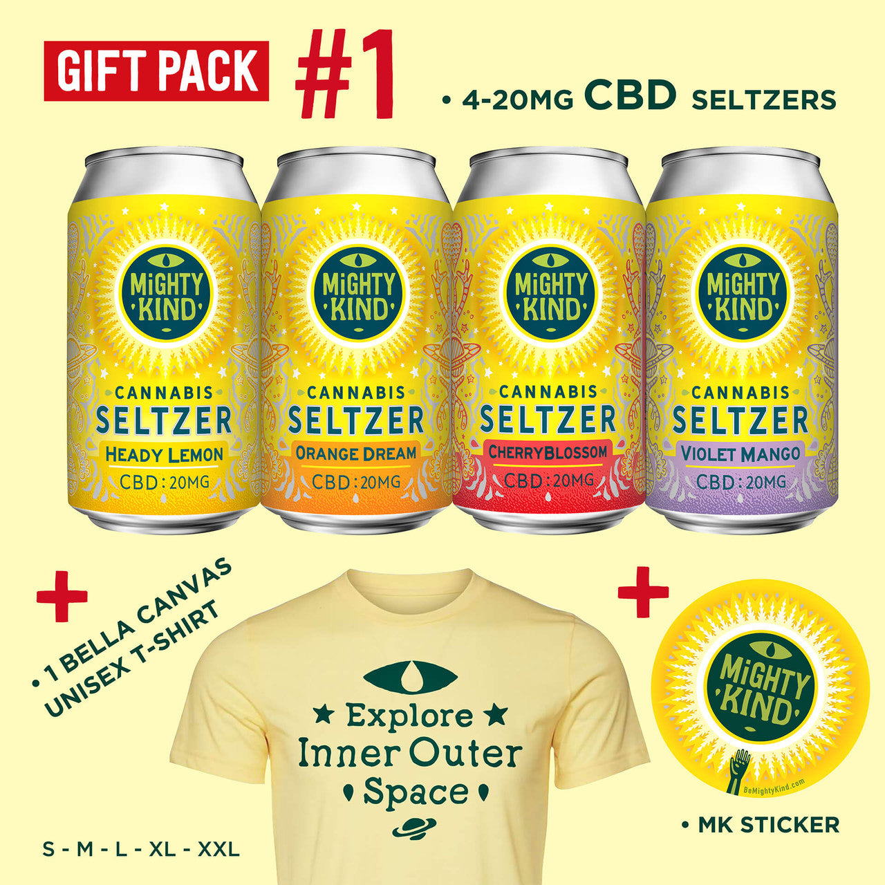 Mighty Kind Gift Pack CBD Beverage Drinks Best Sales Price - Edibles