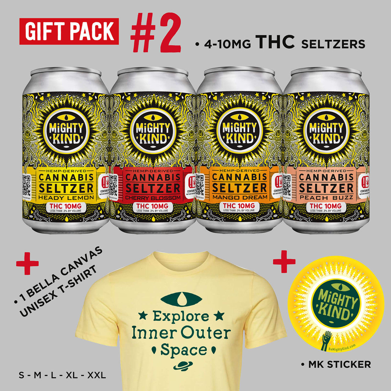Mighty Kind Gift Pack D9 10mg Beverage Drinks Best Sales Price - Edibles