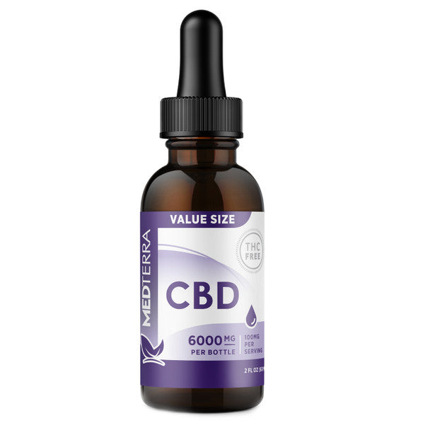 Medterra - CBD Tincture - Isolate Spectrum Drops - 6000mg Best Sales Price - Tincture Oil