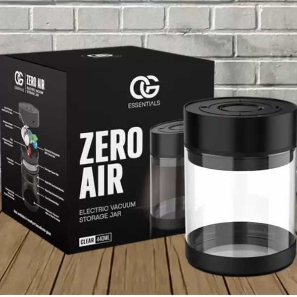 OG Essentials Zero Air Electronic Vacuum Storage Jar Best Sales Price - CBD