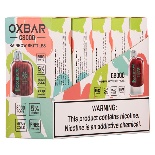 Rainbow Drop Oxbar G8000 Best Sales Price - Disposables