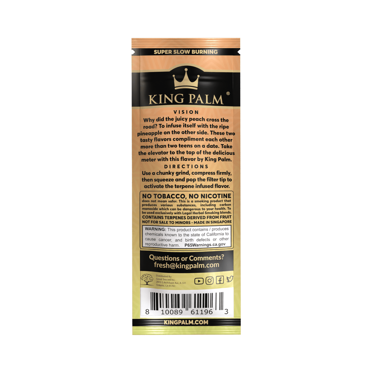 King Palm 2 Mini Rolls – Peach Pineapple Best Sales Price - Pre-Rolls