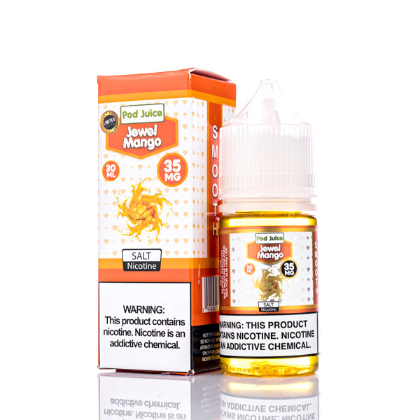 Pod Juice Smooth Salt Jewel Mango 30ml Best Sales Price - Salt Nic Vape Juice