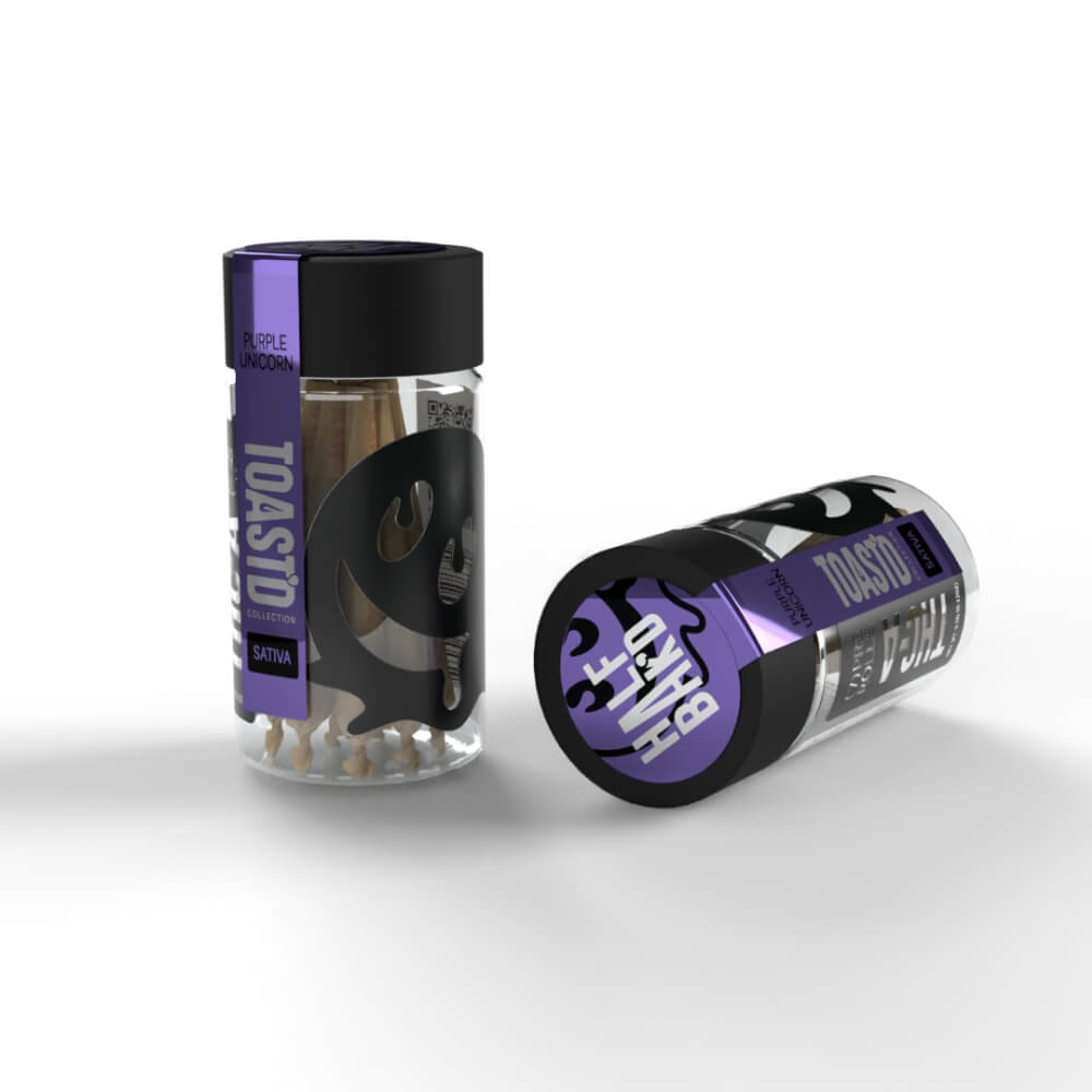 Half Bak'd Purple Unicorn - TOAST'D THC-A Pre-Rolls -Sativa Best Sales Price - Pre-Rolls