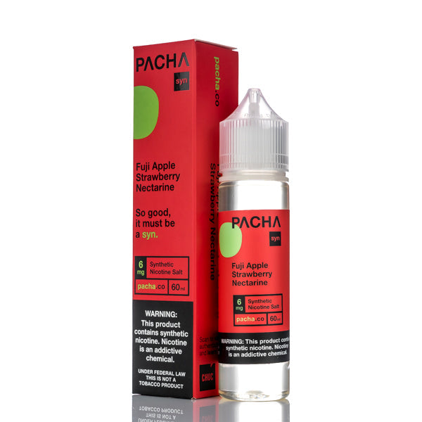 Pachamama Syn Fuji Apple Strawberry Nectarine 60ml Best Sales Price - eJuice