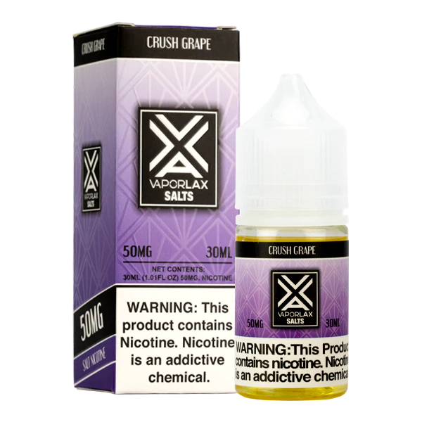 VaporLax Salt Crush Grape Best Sales Price - eJuice