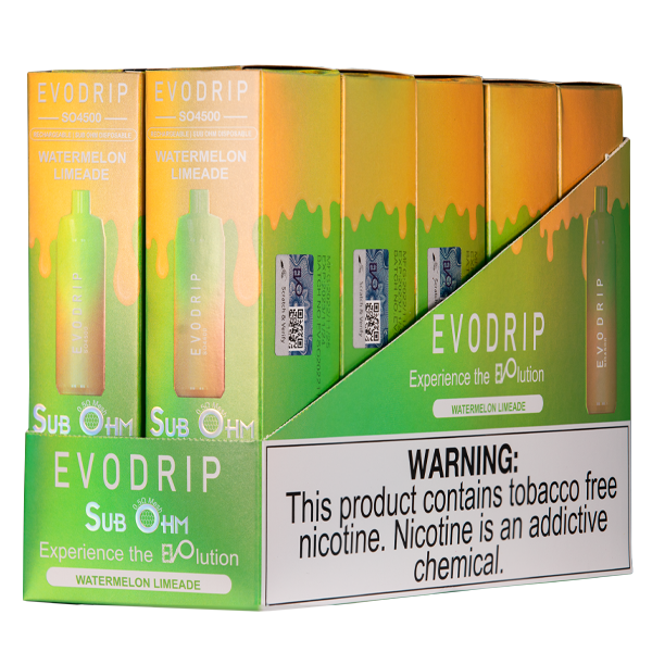 Watermelon Limeade EVODRIP SO4500 Best Sales Price - Disposables