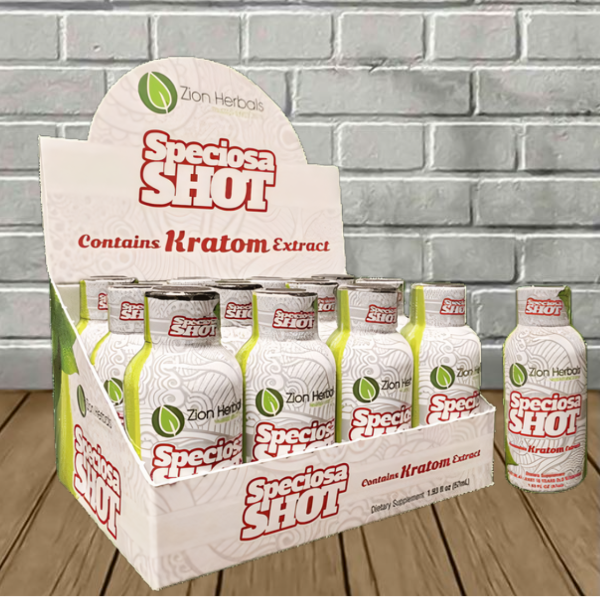 Zion Herbals Speciosa Kratom Extract Shot 57ml Best Sales Price - CBD