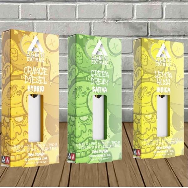 Zombi Extrax Oleo Resin Blackout Blend Disposable 3g Best Sales Price - Vape Pens