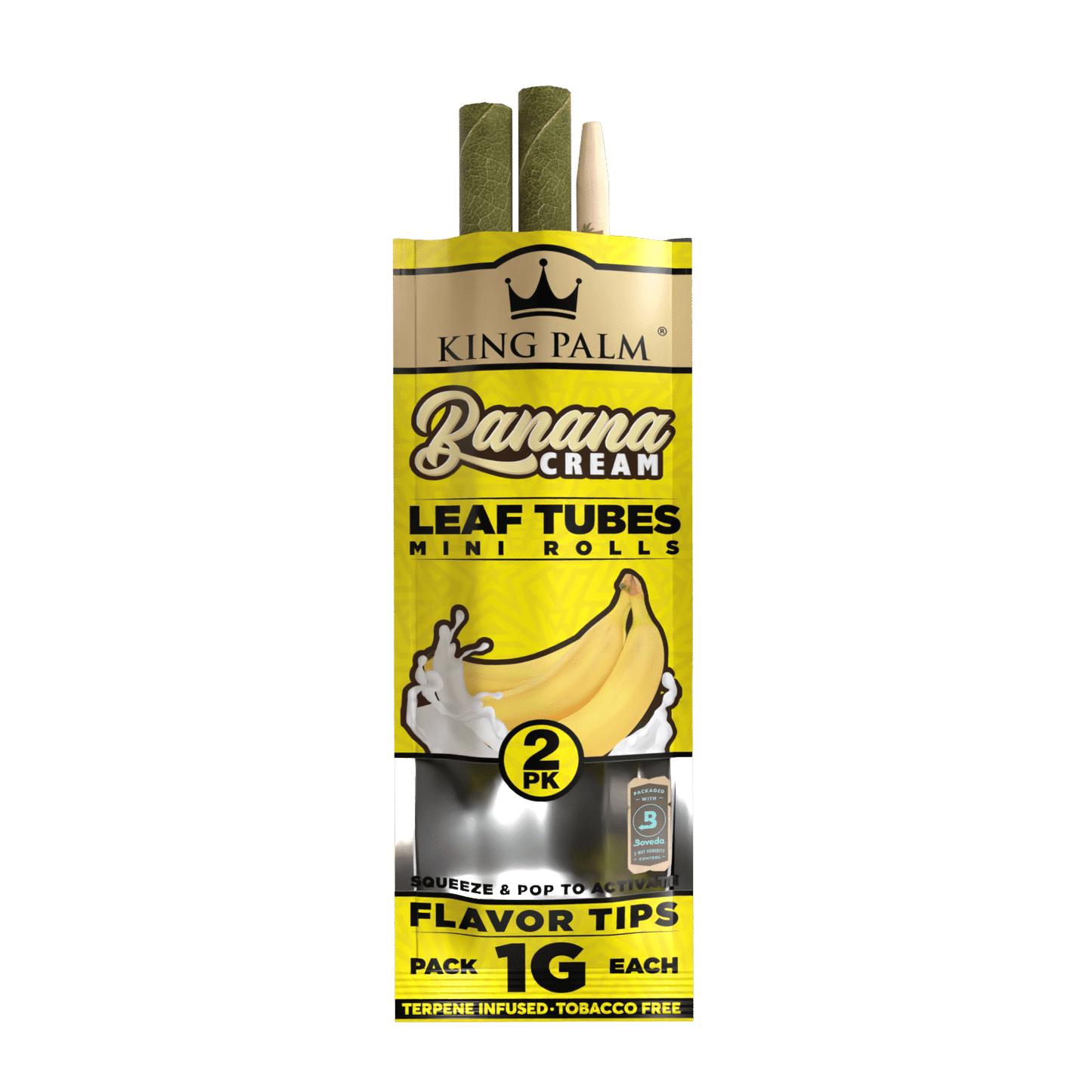 King Palm 2 Mini Rolls – Banana Cream Best Sales Price - Pre-Rolls