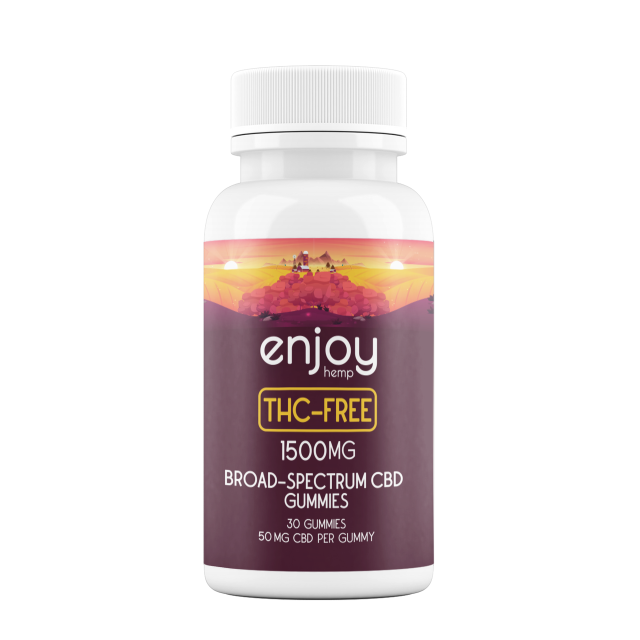 Enjoy Hemp THC-Free CBD Gummies - Broad-Spectrum CBD Best Sales Price - Gummies