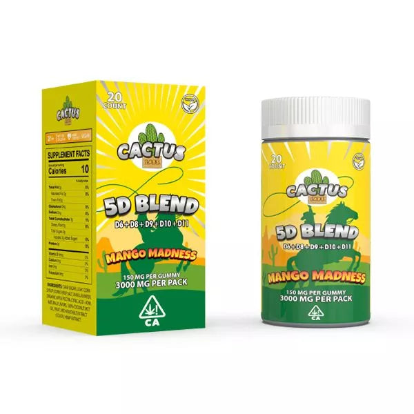 Cactus 5D Blend Gummies 3000mg Best Sales Price - Gummies