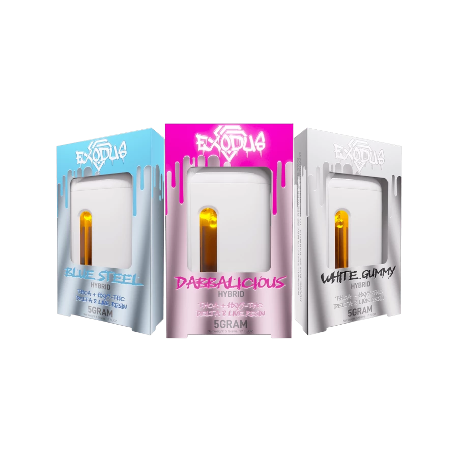 Exodus Preheat THCA Live Resin Disposable Vape Pens (5g) TenVape