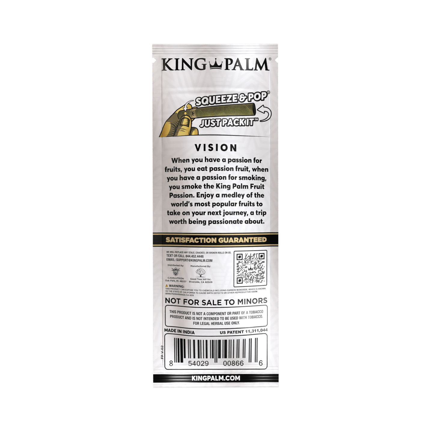King Palm 2 Mini Rolls – Fruit Passion Best Sales Price - Pre-Rolls