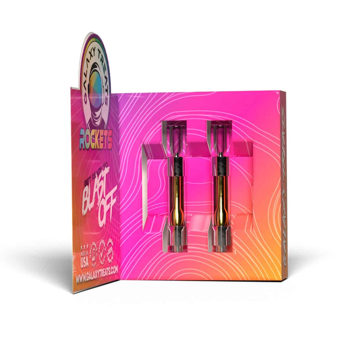Galaxy Treats Pineapple Eclipse 2-Pack Delta 8 Carts Best Sales Price - Vape Cartridges