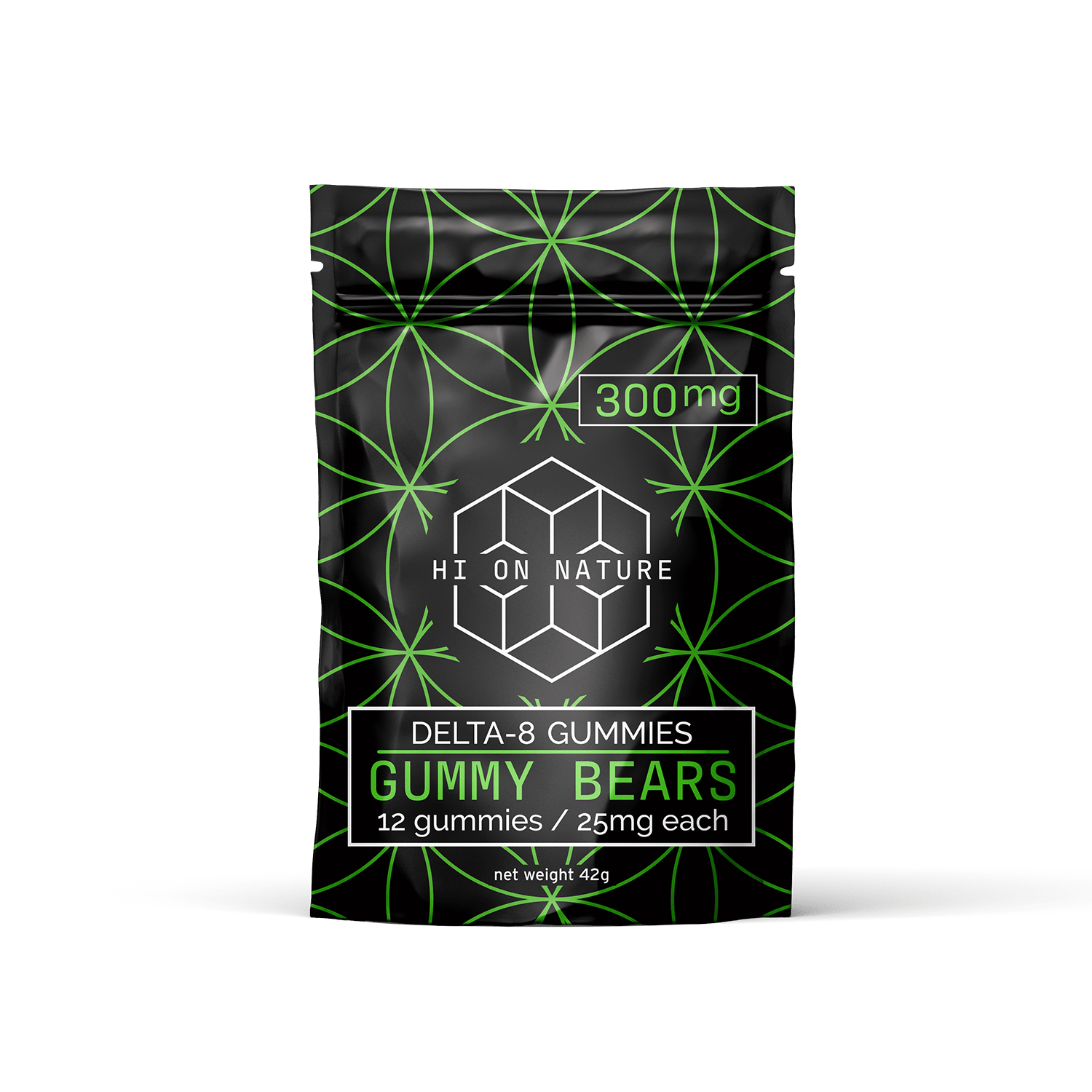 Hi On Nature 300mg DELTA 8 GUMMIES GUMMY BEARS TenVape