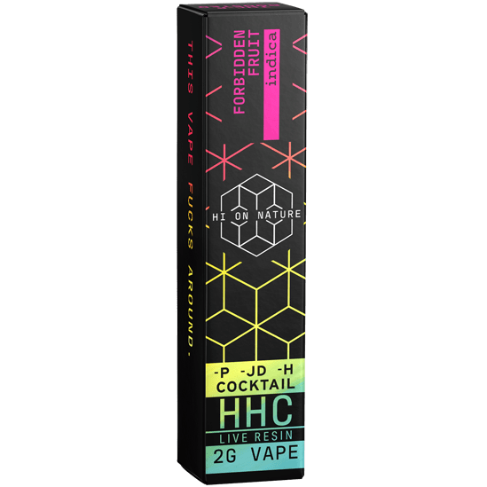 Hi On Nature 2g HHC COCKTAIL INDICA VAPE - FORBIDDEN FRUIT Best Sales Price - Vape Pens