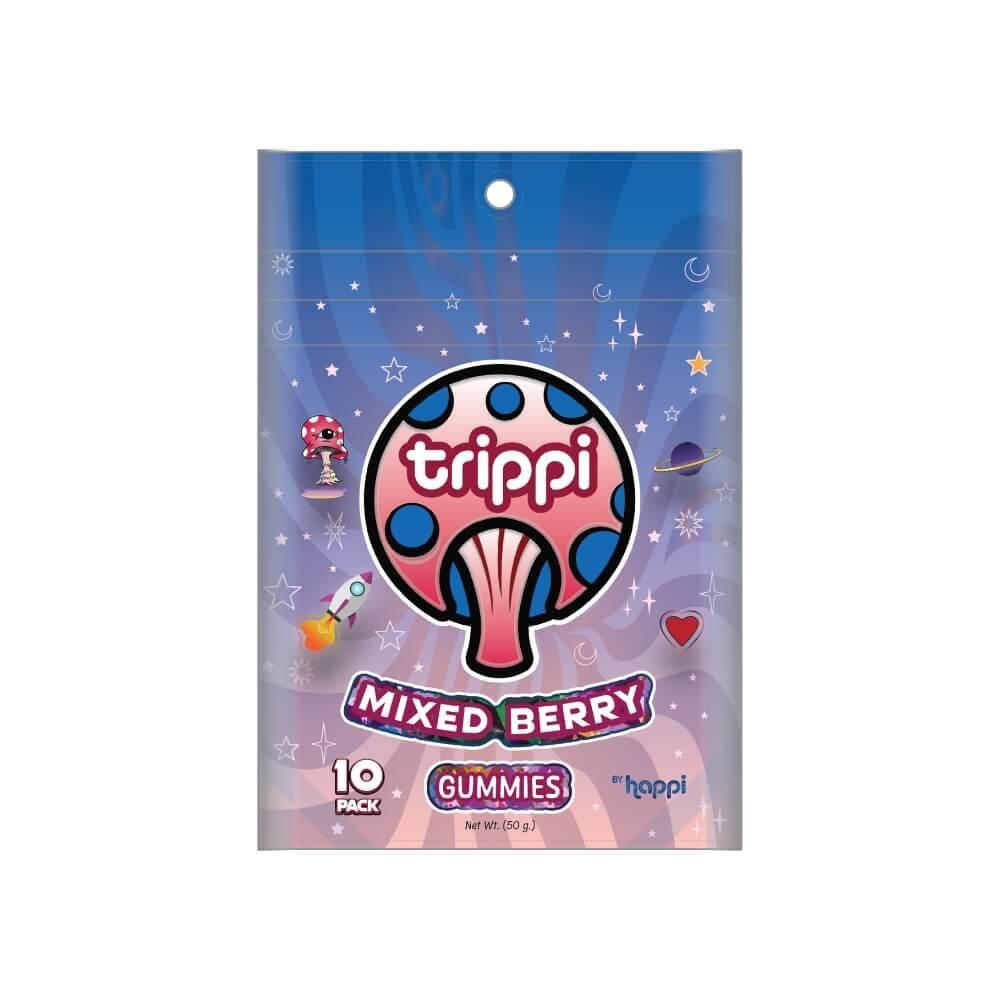 Trippi Mixed Berry - 10ct Shroom Gummies Best Sales Price - Gummies