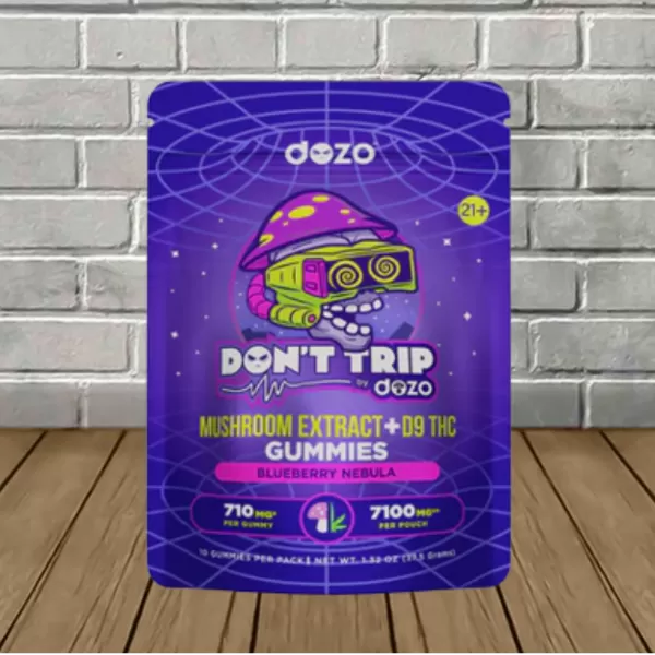 Dozo Don’t Trip Mushroom Extract + D9 Gummies 7100mg Best Sales Price - Gummies