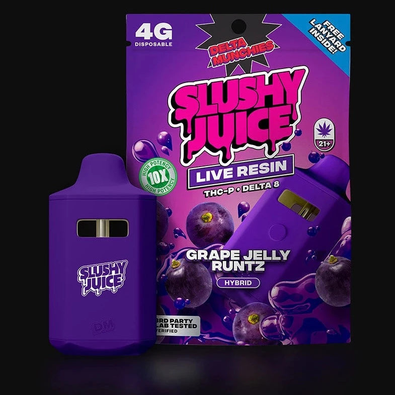 Delta Munchies Grape Jelly Runtz Slushy Juice 4G THCP Vape TenVape