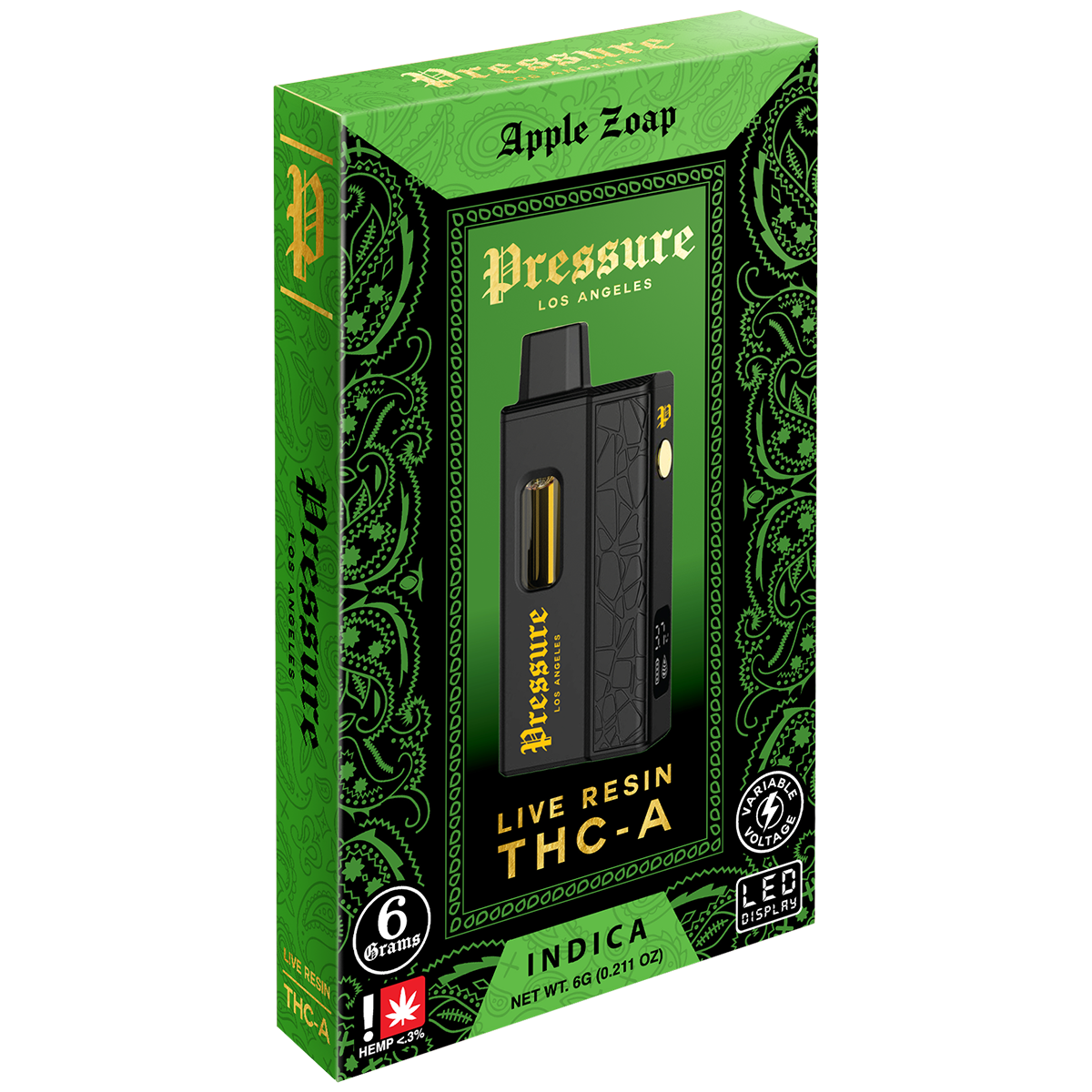 Pressure Live Resin THCA Disposables 6g – TenVape