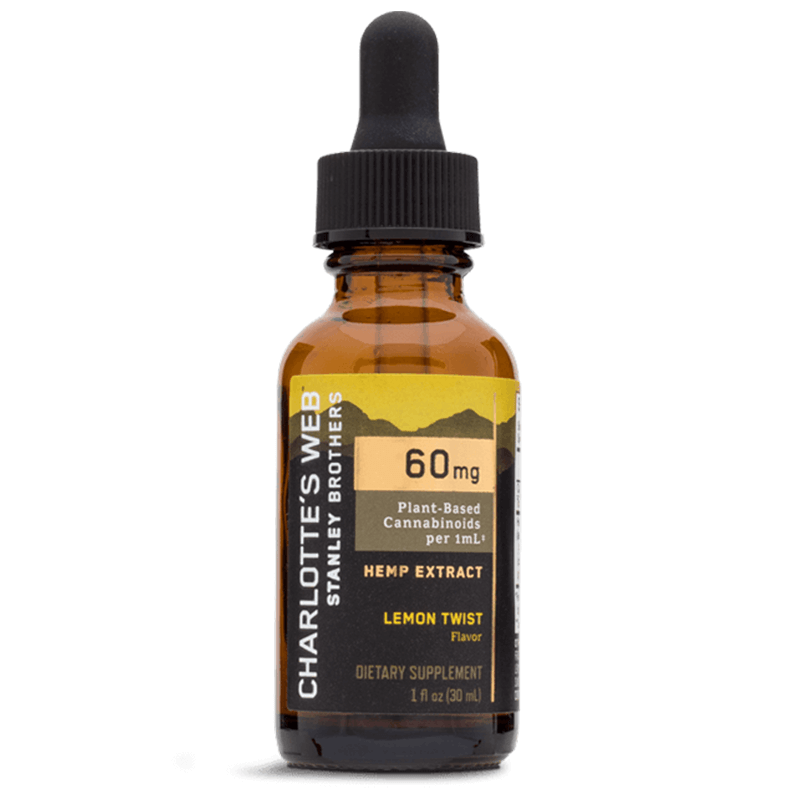 Full Spectrum CBD Oil Tincture – Lemon Twist – 60mg – Charlotte’s Web Best Sales Price - Tincture Oil