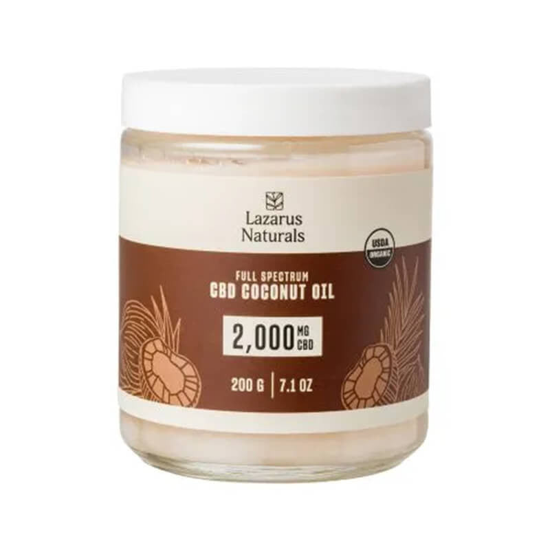 Full Spectrum CBD Coconut Oil β Lazarus Naturals Best Sales Price - Tincture Oil