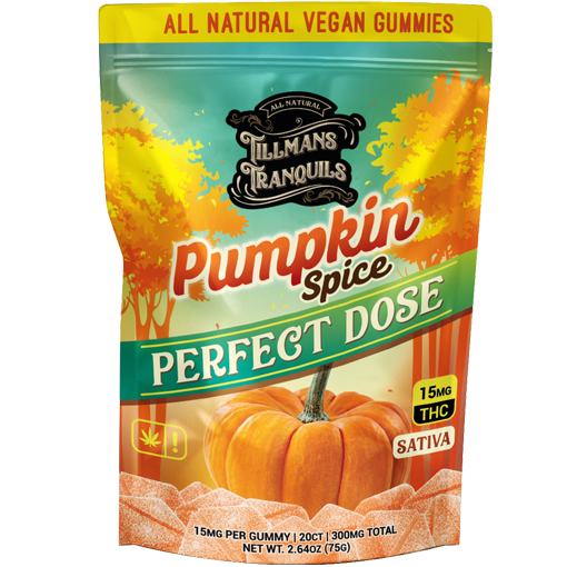 Tillmans Tranquils Pumpkin Spice Gummies 300mg Delta 9 THC Best Sales Price - Gummies