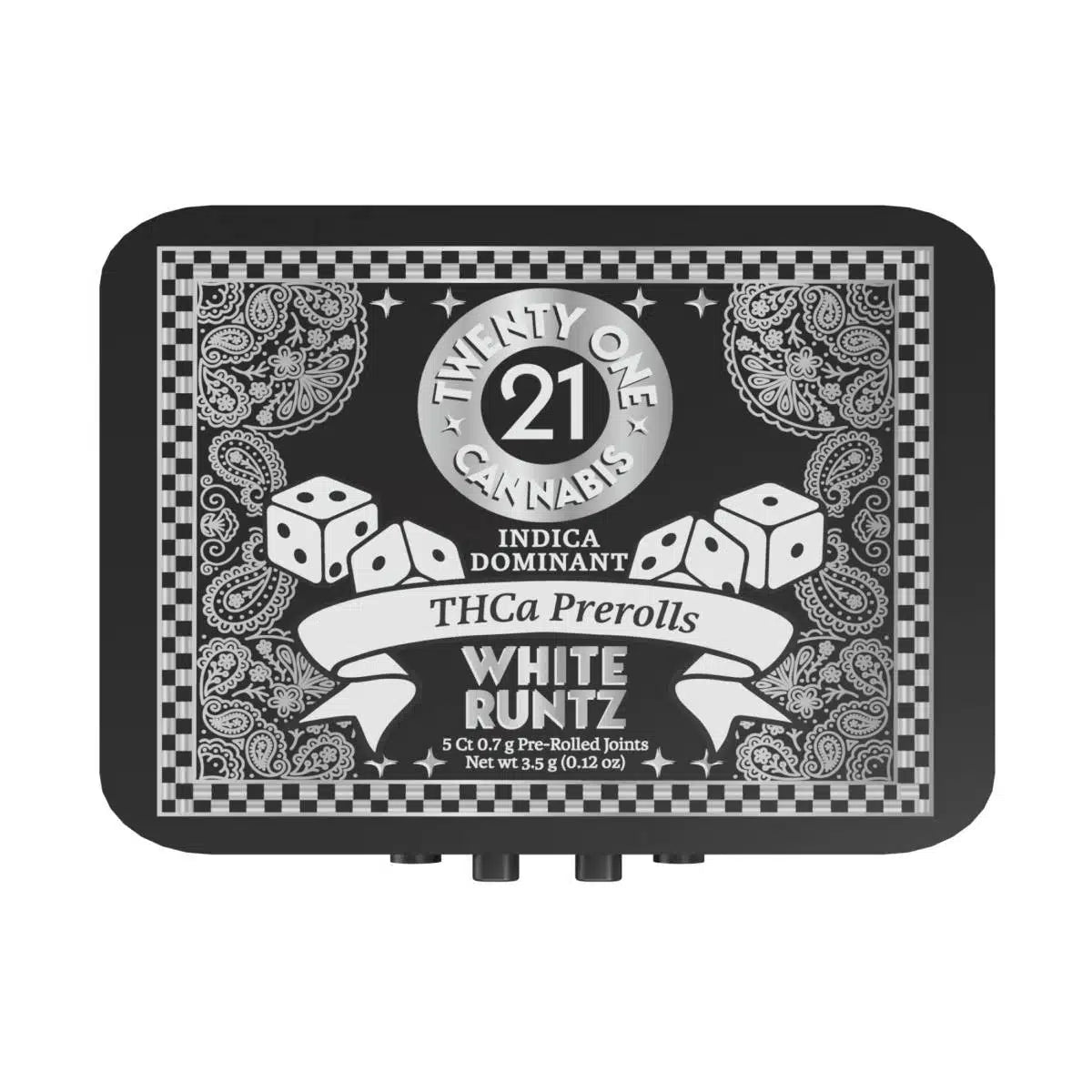 Twenty One THC-A Pre-Rolls 3.5g 5pcs Best Sales Price - Pre-Rolls