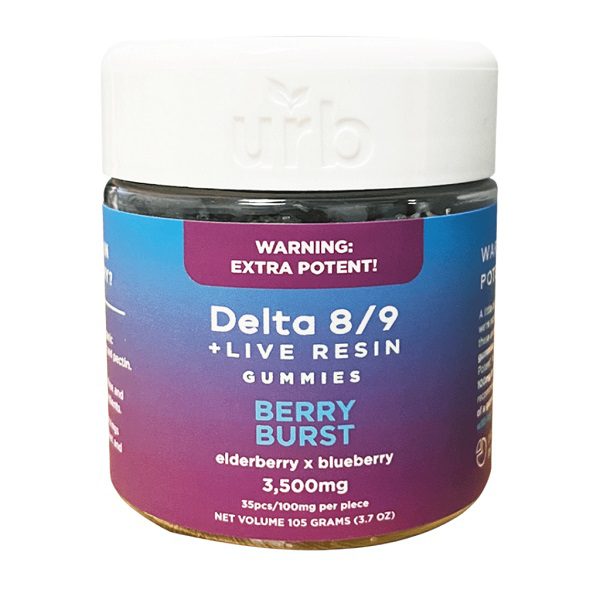 URB Delta 8 | Delta 9 Gummies 3500mg Best Sales Price - Gummies