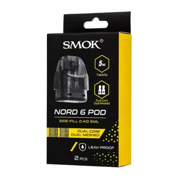Smok Nord 6 Replacement Pods 2 Pcs