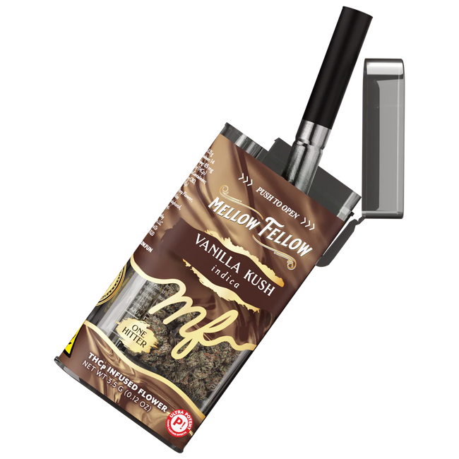 THCp 3.5g Infused Flower + One Hitter - Vanilla Kush (Indica)