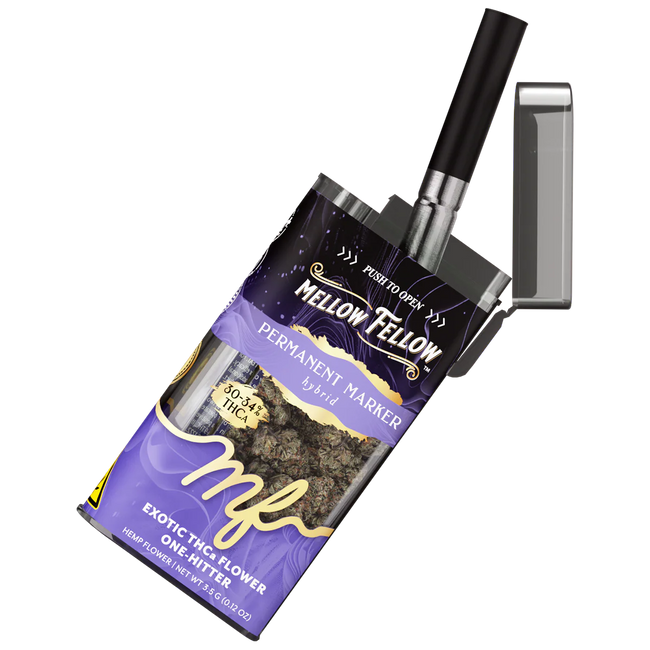 THCa 3.5g Exotic Flower + One Hitter- Permanent Marker (Hybrid)