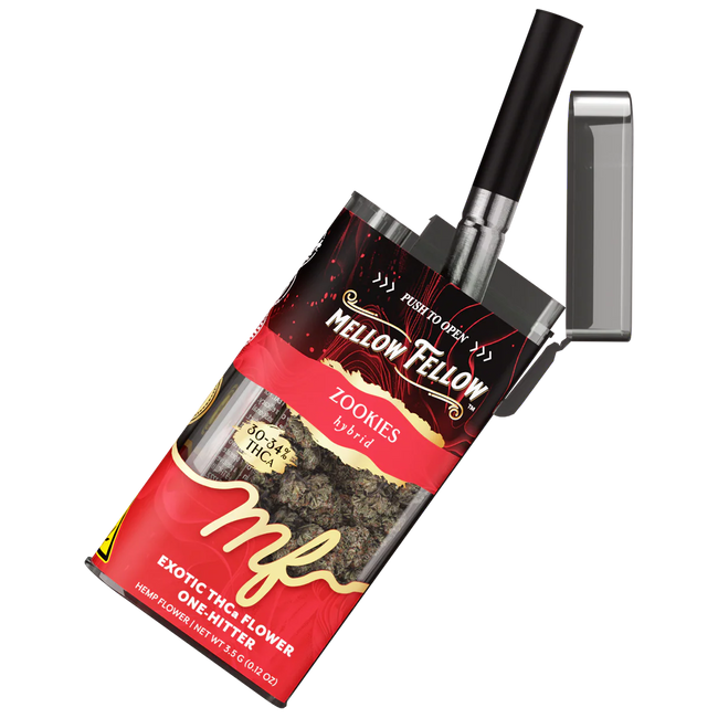 THCa 3.5g Exotic Flower + One Hitter - Zookies (Hybrid)