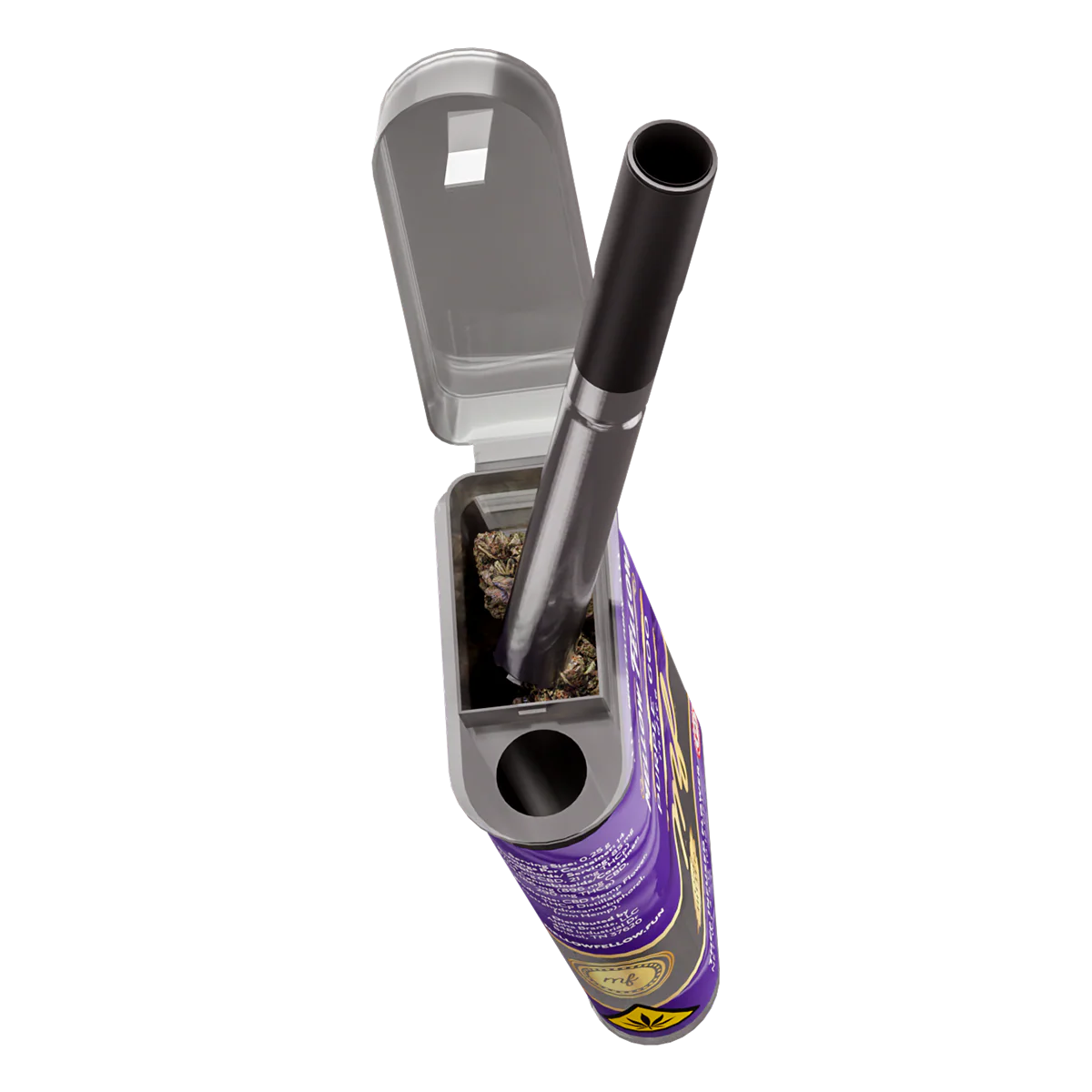 THCp 3.5g Infused Flower + One Hitter - Purple Goo (Indica)